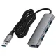 USB HUB ACEFAST J17 USB-A 4-in-1 hub Metal grey mag-6974316285922153361