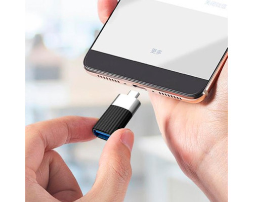 Конектор XO NB149-G USB2.0 to Micro Чорний mag-6920680869275139043