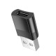 Перехідник HOCO UA17 USB Male to Type-C female USB2.0 adapter Black mag-6931474762009135629
