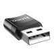 Перехідник HOCO UA17 USB Male to Type-C female USB2.0 adapter Black mag-6931474762009135629