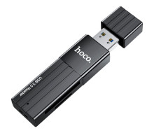 Картрідер HOCO HB20 Mindful 2-в-1 USB3.0 Black mag-6931474735218138631