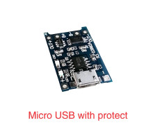 Micro USB 5V 1A TP4056 Lithium Battery Charger Module Charging Board With Protection Dual Functions Модуль зарядки з Li-ion з захистом