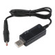 Підвищувальний USB-перетворювач постійного струму з 5 В на 9 В та 12 В роз’єм 5.5*2.5 мм + роз’єм 3.5*1.35 мм, кабель живлення роутера від повербанку