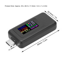DC Type-C USB Tester KEWEISI KWS-1902C Мультитестер USB 10 в 1 / 4 - 30V / 5A 