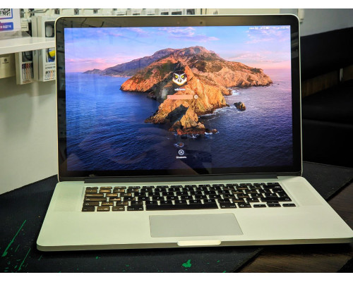 Ноутбук Apple MacBook Pro Retina 15" (A1398, 2012) i7 2.6GHz, 16GB RAM, 512GB SSD, Сірий, Б/В в ідеальному стані