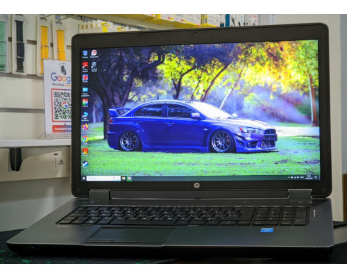 Ноутбук HP ZBook 17.3" FHD, Intel Core i7-4702, 16GB RAM, NVIDIA Quadro K3100M 4GB, 256GB SSD + 500GB HDD, професійний для графіки та дизайну