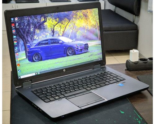 Ноутбук HP ZBook 17.3" FHD, Intel Core i7-4702, 16GB RAM, NVIDIA Quadro K3100M 4GB, 256GB SSD + 500GB HDD, професійний для графіки та дизайну