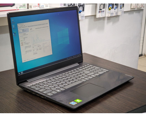 Ноутбук Lenovo Pentium Gold 5405U, 16ГБ DDR4, SSD 240ГБ + HDD 500ГБ, Nvidia MX110 2ГБ, FullHD сірий