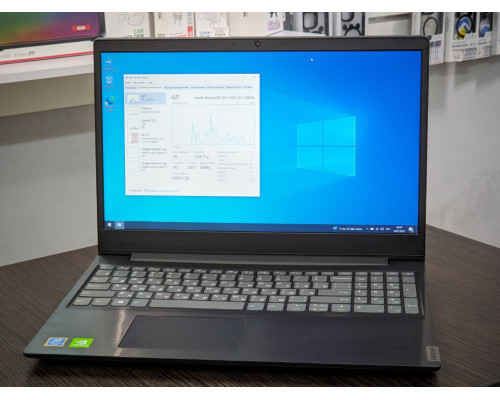 Ноутбук Lenovo Pentium Gold 5405U, 16ГБ DDR4, SSD 240ГБ + HDD 500ГБ, Nvidia MX110 2ГБ, FullHD сірий