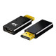 Адаптер перехідник DisplayPort (DP) до HDMI 4K Ultra HD, високоякісний конвертер для відео та аудіо, чорний