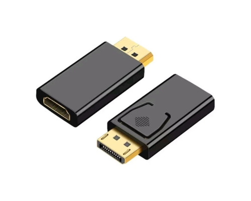 Адаптер перехідник DisplayPort (DP) до HDMI 4K Ultra HD, високоякісний конвертер для відео та аудіо, чорний