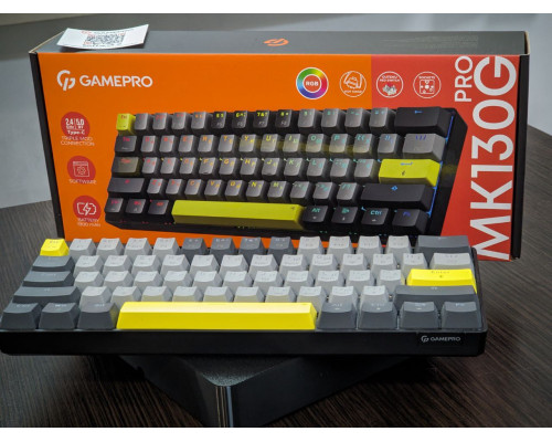 Клавіатура GamePro MK130G Pro Outemu Red Switch RGB, бездротова, 60%