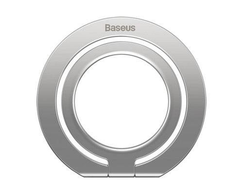 Підставка для мобільного Baseus Halo Series Foldable Metal Ring Stand（Single-ring）Silver (SUCH000012)