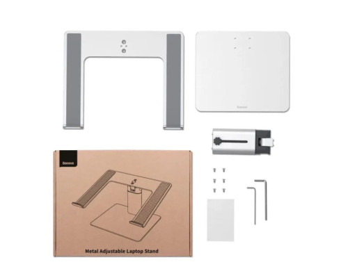 Підставка Baseus Metal Adjustable Laptop Stand Silver (LUJS000012)