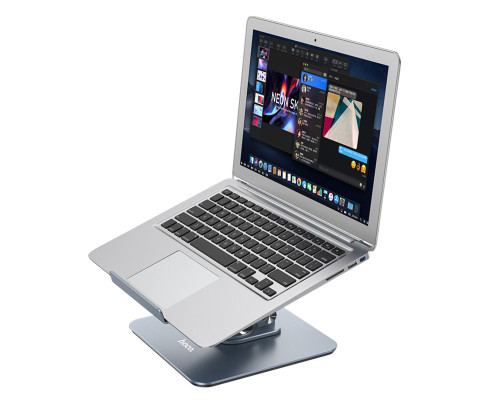 Підставка для ноутбука HOCO PH52 Plus Might metal rotating laptop holder Metal Gray (6931474788986)