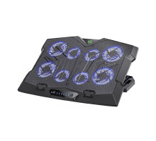 Підставка для ноутбука HOCO GM27 Monte notebook cooling fan Black (6942007614504 )