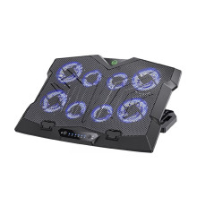 Підставка для ноутбука HOCO GM27 Monte notebook cooling fan Black (6942007614504 )