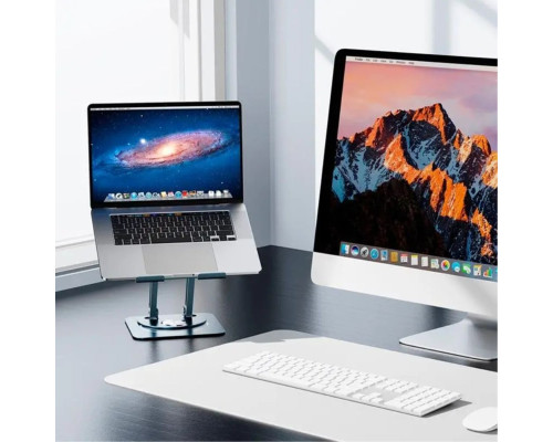 Підставка для ноутбука Baseus UltraStable Pro Series Rotatable and Foldable Laptop Stand (Three-Fold Version) Space Grey (B10059900811-01)