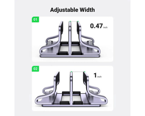 Підставка для ноутбука UGREEN LP258 Vertical Laptop Stand (Dual-slot)(UGR-60643) (UGR-60643)