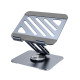 Підставка для ноутбука BOROFONE BH115 Vito metal rotating tablet holder Metal Gray (6941991112447)