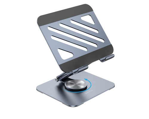Підставка для ноутбука BOROFONE BH115 Vito metal rotating tablet holder Metal Gray (6941991112447)