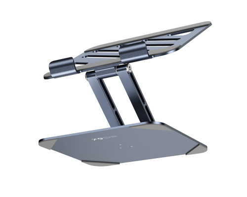 Підставка для ноутбука BOROFONE BH115 Vito metal rotating tablet holder Metal Gray (6941991112447)