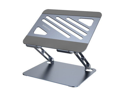 Підставка для ноутбука BOROFONE BH115 Plus Vito metal notebook stand Metal Gray (6941991112454)
