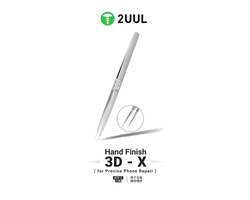 Пінцет прямий 2UUL TW02 Hand Finish 3D-X PLS-00-00145687