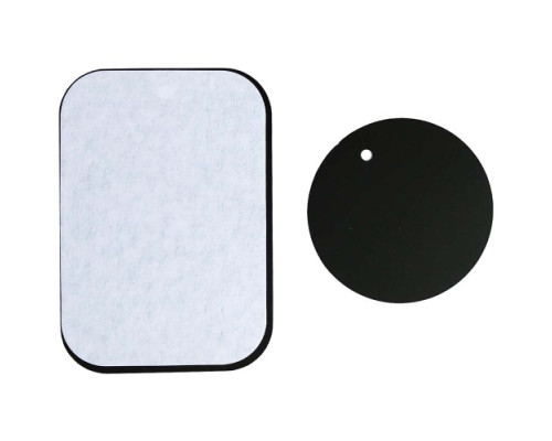 Набір металевих пластин для магнітних тримачів (кругла/прямокутна) 2 шт. mag-2000001019405131616