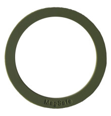 Пластина-кільце для MagSafe тримачів металева (+скотч) SILICONE Army green mag-200000145498532823