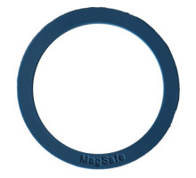 Пластина-кільце для MagSafe тримачів металева (+скотч) SILICONE Dark blue mag-200000145501232826