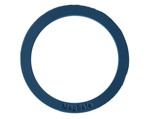 Пластина-кільце для MagSafe тримачів металева (+скотч) SILICONE Dark blue mag-200000145501232826