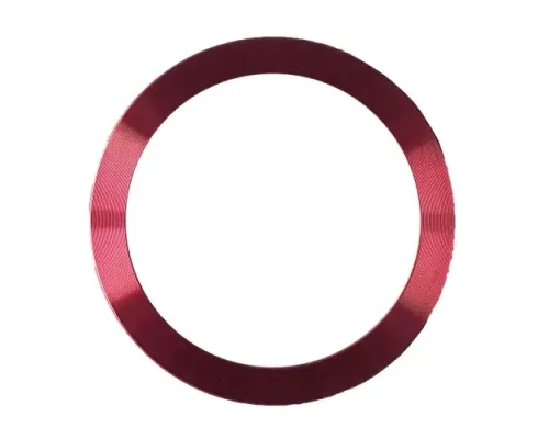 Пластина-кільце для MagSafe тримачів металева (+скотч) SHINING Red mag-2000001427590151715