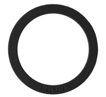 Пластина-кільце для MagSafe тримачів металева (+скотч) SILICONE Black mag-200000145493032818