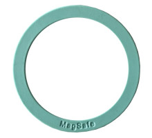 Пластина-кільце для MagSafe тримачів металева (+скотч) SILICONE Light blue mag-200000145496132821