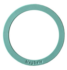Пластина-кільце для MagSafe тримачів металева (+скотч) SILICONE Light blue mag-200000145496132821