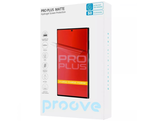 Плівка Proove гідрогелева PRO PLUS Edge Display matte PLS-00-00138896