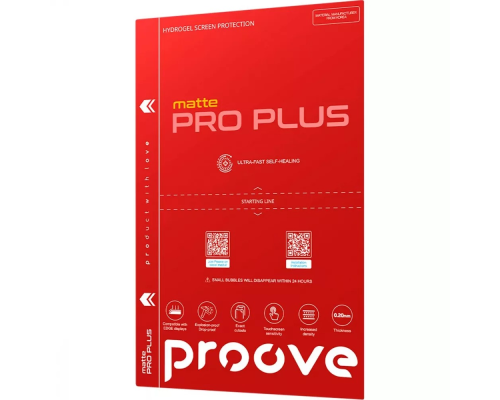 Плівка Proove гідрогелева PRO PLUS Edge Display matte PLS-00-00138896