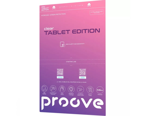 Плівка Proove гідрогелева для планшета basic clear glossy PLS-00-00138897