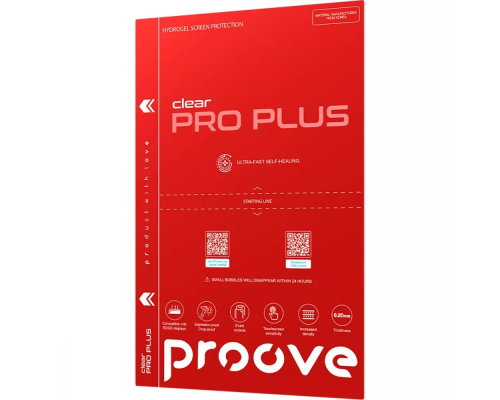 Плівка Proove гідрогелева PRO PLUS Edge Display clear glossy PLS-00-00137653