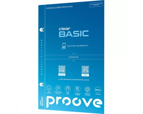 Плівка Proove гідрогелева BASIC clear glossy PLS-00-00138701
