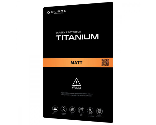 Захисна поліуретанова плівка BLADE Polyurethane Screen Protection MATT Adaptive (matt) 2003000235920