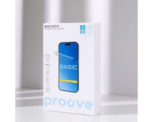 Захисна гідрогелева плівка Proove Hydrogel Screen Protection BASIC Matte