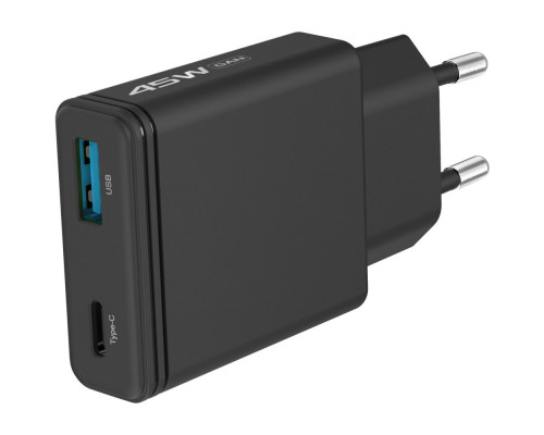 МЗП Proove Slender 45W (Type-C + USB) black 2003000310238 6901116372651