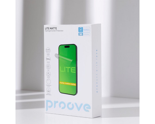 Захисна гідрогелева плівка Proove Hydrogel Screen Protection LITE Matte