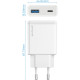 МЗП Proove Slender 45W (Type-C + USB) white 2003000311167 6901111482164