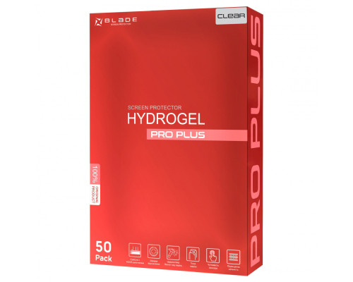 Захисна гідрогелева плівка BLADE Hydrogel Screen Protection PRO PLUS (clear glossy)