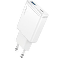 МЗП Proove Slender 45W (Type-C + USB) white 2003000311167 6901111482164