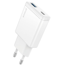 МЗП Proove Slender 45W (Type-C + USB) white 2003000311167 6901111482164