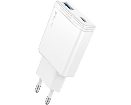 МЗП Proove Slender 45W (Type-C + USB) white 2003000311167 6901111482164